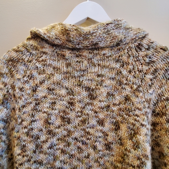 Alexandra Bartlett petit large cardigan sweater with self belt with collar - Picture 13 of 15